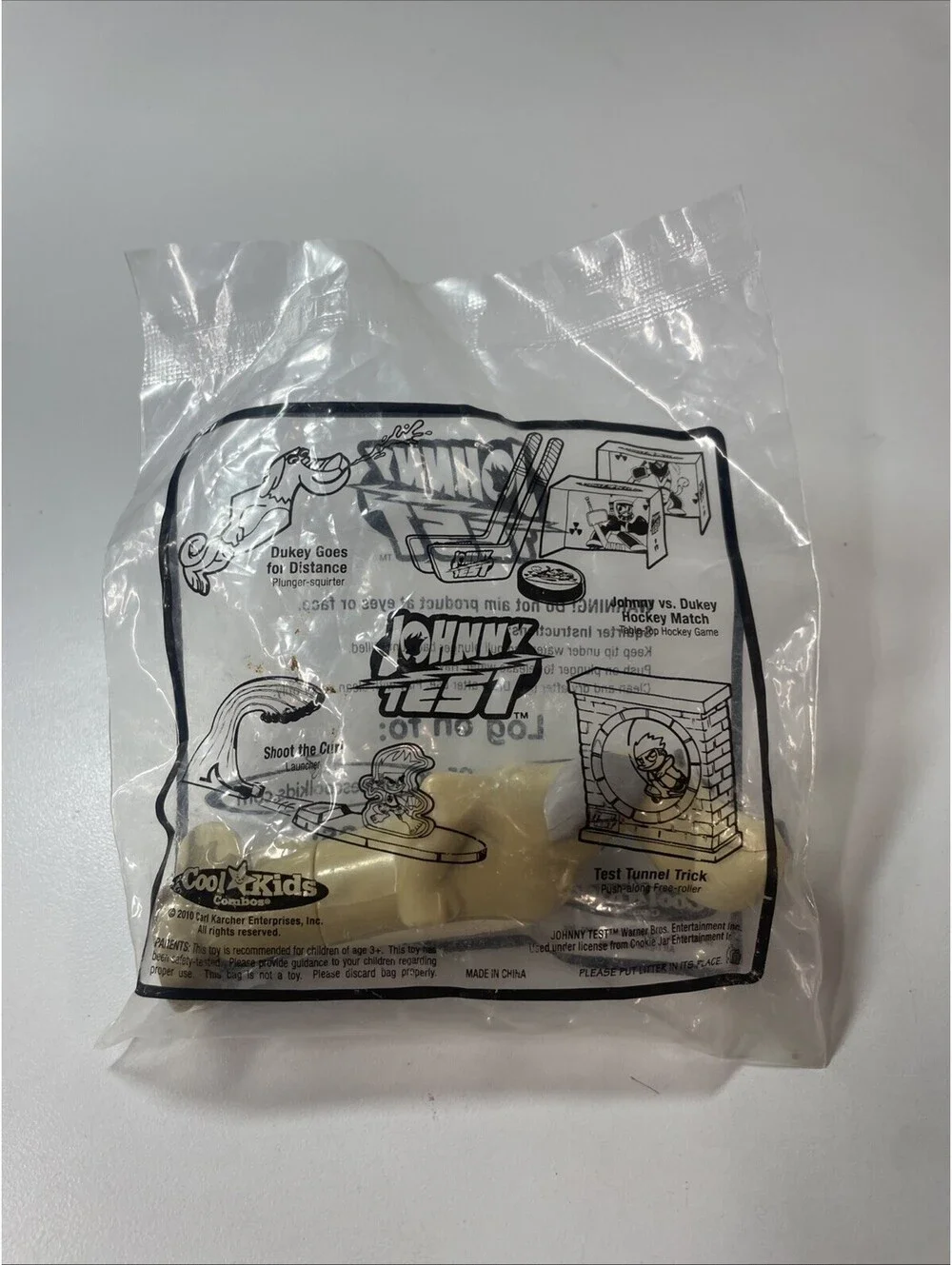 Rare HTF Johnny Test  4.5 DUKEY 2010  Toy Figure DHX
